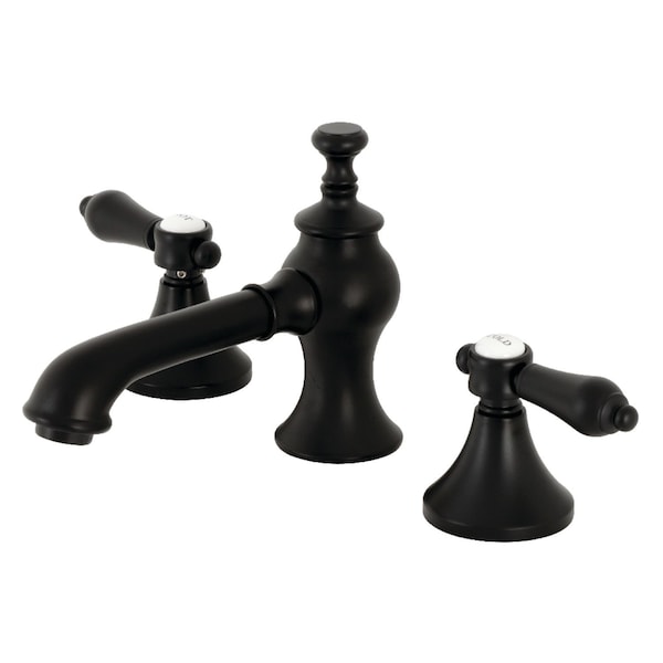 KC7060BAL Heirloom 8" Widespread Bathroom Faucet, Matte Black